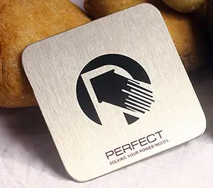 custom metal Aluminum Coasters with logo: The Perfect Promotional Gift