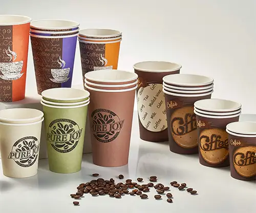 Custom Paper Coffee Cups Stylish and Eco-Friendly