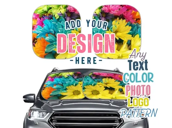 Personalized Sun Shade The Ultimate Car Accessory