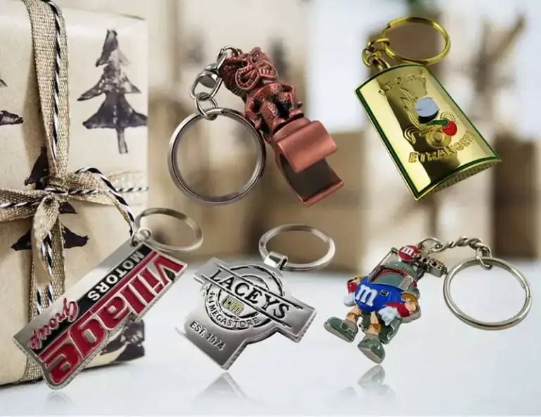 Personalized metal keychains are durable, odorless, and cost-effective