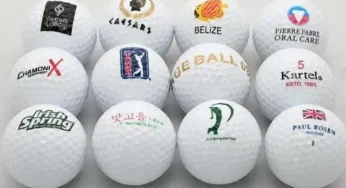 High quality custom logo printed 2 layer golf training practice balls
