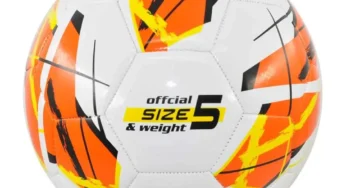 Custom machine stitched foam pu pvc colorful Soccer football ball with full printing