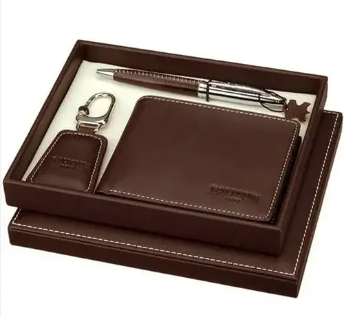 corporate leather gift set