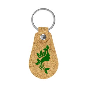 custom Crafts Cork keyring ideal for eco-freindly promotion item